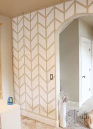 Herringbone Pattern Accent Wall Wall Design Accent Wall Bedroom Wall Paint Designs