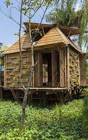 A Bamboo House That Weathers Storms Co Design Business Design Bamboo House Design Bamboo House Water Architecture Design