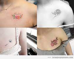 Tatuajes Pequenos En El Pecho Para Mujer 40 Disenos Sensuales Y Visibles En Verano Tatuajes Pequenos