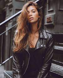 Pin By Daniela Pasetto On Estilismos Cindy Mello Leather Jacket Girl Leather Jacket