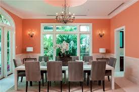 4 solid orange dining chairs room. Orange Dining Rooms Interiors By Color 2 Interior Decorating Ideas