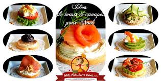 Idees De Toasts Et Canapes Pour Noel Idee Toast Alimentation Canapes De Noel