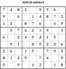 Play free sudoku online from easy to expert level on sudoku.com. Imprimer La Grille 8 De Sudoku Primaire Cycle 3