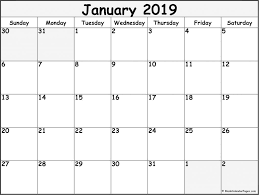Download Template Calendar Of January 2019 Pdf Excel Word With Images Calendar 2019 Printable