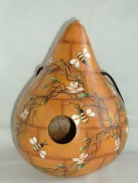 Birdhouse Gourds For Sale Near Me Beehive Gourd Birdhouse With Vines Bees Hand Painted Gourd Etsy In 2020 Hand Painted Gourds Gourds Crafts Painted Gourds