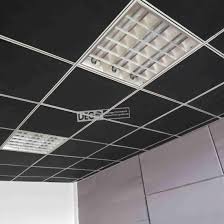 Installation of the zeta bronze black foam ceiling tiles in a home office. 600mm Black Acoustic Ceiling Board Suspended Ceiling Tile China Acoustic Panels Acoustic Baffle Ceiling Made In China Com