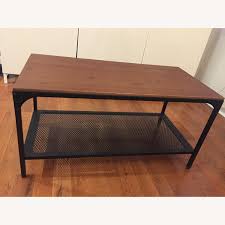 Ikea lack coffee tables are extremely versatile and they can even change function if you desire such a project. Ikea Industrial Dark Wood Coffee Table Aptdeco