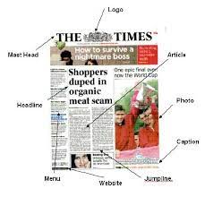 Free newspaper templates print and digital makemynewspaper com. A2 Media Coursework Lana Anscomb Layout Features Of A Newspaper Learning English For Kids School Newspaper Newspaper Layout