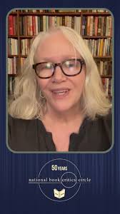 Celebrating 50 years of the National Book Critics Circle! 🎉📚✨ Here is  Kate Tuttle