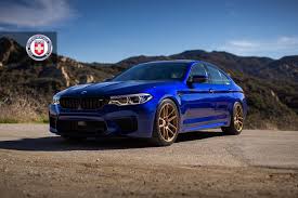 Alle serienfarben zum modell auf angurten.de. Hre Rc104 Rims On Bmw M5 F90 In San Marino Blue