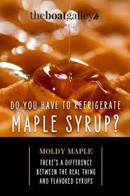 Mold On Maple Syrup The Boat Galley In 2020 Living On A Boat Cooking Tips Maple Syrup