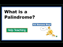 In english, certain written palindromes also happen to be phonetic palindromes, particularly monosyllabic ones such as mom, dad, and pip. What Is A Palindrome Vocabulary Lesson Youtube