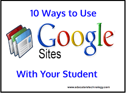 10 Ways To Use Google Sites With Your Students Educational Technology Teacher Tech Google Education