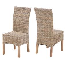 2er Set Esszimmerstuhl Rio Kubu Grau Natur Danisches