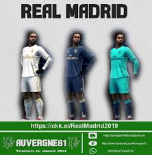 Real madrid home kit ea. Real Madrid 2019 20 Kits For Pes 13 By Auvergne81 Pes Patch