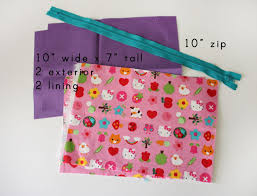 Open Wide Zippered Pouch Diy Tutorial Noodlehead