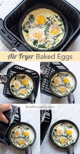 Low Carb Air Fryer Baked Eggs Recipe Keto Paleo Best Recipe Box Recipe Air Fryer Recipes Healthy Baked Eggs Recipe Baked Eggs