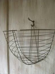 It all starts with choosing any shape wire basket. Reserved 3 Wire Plant Baskets Wall Hanging Baskets On Wall Basket Wall Hanging Wire Wall Basket
