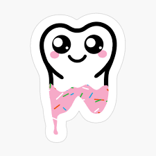 Cartoon sweet products horizontal banners with bright candies cakes ice cream chocolate bar. Sweet Tooth Pin By Atgraphicdesign Redbubble