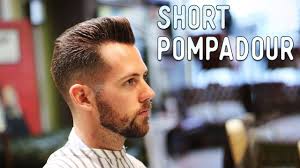 Style a pompadour into the shape of faux hawk is yet another talent to show in your hairstyle. Haircut Tutorial The Short Pompadour Youtube