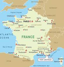 Sea Ports In France Map Google Search France Map France Lyon France