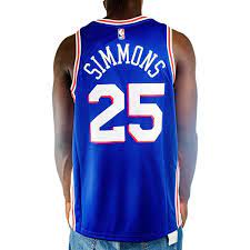 Simmons will start at center for wednesday's game 5 against the wizards, kyle neubeck of the philly voice reports. Nike Philadelphia 76ers Nba Ben Simmons 25 Icon Edition Swingman Jers Brooklyn Footwear X Fashion