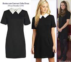 Replikate For Topshop White Collar Dress Boohoo Contrast Collar Dress Dec 1 2015 What Kate Wore