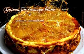Gateau Au Fromage Blanc Et Pommes Caramelisees Fromage Blanc Gateau Au Fromage Gateau Fromage Blanc