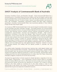 Micromentor indonesia umumkan jangkau 27.000 umkm dengan pelatihan dan keterampilan vital untuk usaha kecil. Swot Analysis Of Commonwealth Bank Of Australia Phdessay Com