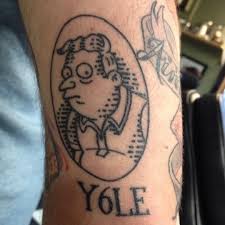 Rodney Dangerfield On Twitter Bonus Points For Spelling Yale With A 6 Tattoo By Jim Talmadge Theinkofnorespect