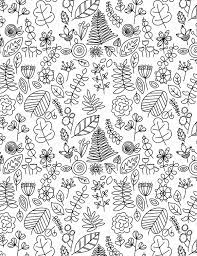 Free Coloring Pages To Print Or To Color On An Ipad Botanical Doodles Are My Favorite Kind Of Color Free Coloring Pages Coloring Pages Coloring Pages To Print