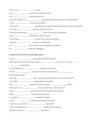 Passe Compose Worksheet French Worksheets Learn French French Verbs