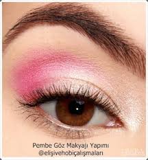 Pembe Goz Makyaji Yapimi Goz Makyaji Makyaj Pembe