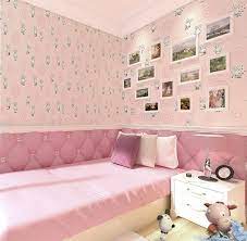 Non Woven Wallpaper Circle Cute Pink Bunny Child Boy Cartoon Children S Room Bedroom Wallpaper Room Wallpaper Designs Best Bedroom Designs Wallpaper Bedroom
