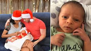 Nathan Foley shares adorable video of his newborn baby boy