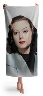 Adele Mara, Vintage Actress Beach Towel by Esoterica Art Agency
