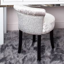 (62) £199.99 free uk delivery. Grey Velvet Chair For Dressing Table Off 57