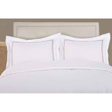 Shop stitch comforters featuring original art of your favorite thing made by artists who love that thing too. Lux Hotel Fre27502silv07 Baratta Stitch On White Tailored Microfiber Sham Silver Standard Pack Of 2 Walmart Com Walmart Com