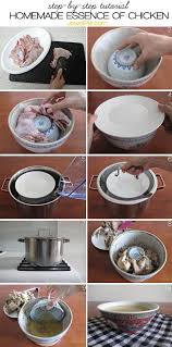How To Make Chicken Essence At Home Confinement Food Herb Soup Chicken