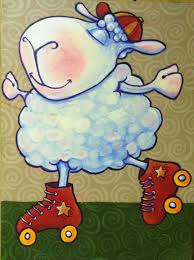 Flying Shoes Art Studio Nursery Sheep Paintings Sheep Paintings Easter Paintings Shoe Art