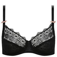 Womens 18 hour easy on, easy off front & back close post surgery bra us400c. Soutien Gorge Emboitant Armatures Noir Passionata Georgia Lemon Curve
