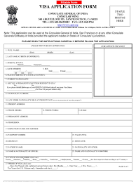 Online india visa application allows the applicant to upload a digital photograph of self to complete the online visa application. Indian Visa Application Form Travel Visa Mail
