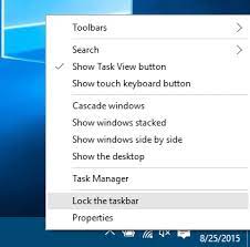 Go to click on a program on your windows taskbar and realize it's missing. How To Lock Or Auto Hide Taskbar In Windows 10 Simplehow