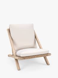 Shop for wood patio furniture in shop patio furniture by material. John Lewis Partners Burford Garden Lawn Chair Fsc Certified Acacia Wood Natural At John Lewis Partners