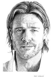 Brad Pitt Pencil Portrait Bradpitt Actor Celebrity Pencil Portrait Drawing Yanawolanski Pencil Portrait Portrait Portrait Sketches