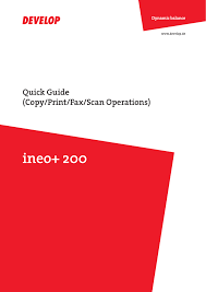 This domain is for use in illustrative examples in documents. Develop Ineo 200 User Guide Manual Manualzz