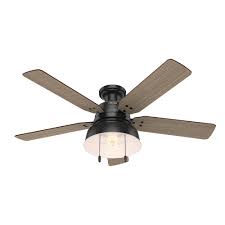 The outdoor fans with a low profile at hunter showcase a diverse array of convenient features such as led lighting options, dimmable lights. Mill Valley Low Profile Outdoor Ceiling Fan With Light By Hunter Fan Hun 59310