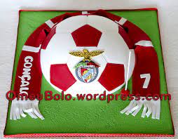 Themed cake for club football player benfica. Benfica Cake Cakecentral Com