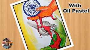 But how did this tradition get started? How To Draw Independence Day Drawing With Oil Pastel Step By Step Republic Day Drawing Easy Youtube