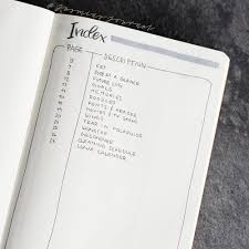 How To Start A Bullet Journal Index Zen Of Planning Bullet Journal Table Of Contents Bullet Journal Index Bullet Journal Minimalist
